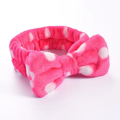 Makeup Headband – Soft Coral Fleece Face Wash Hair Band