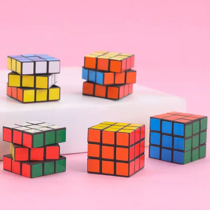 12PCS Mini Magic Cube Set – Educational Puzzle Party Favors