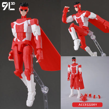 14cm Multi Jointed Action Figure 3D Printed Poseable Collectible Toy