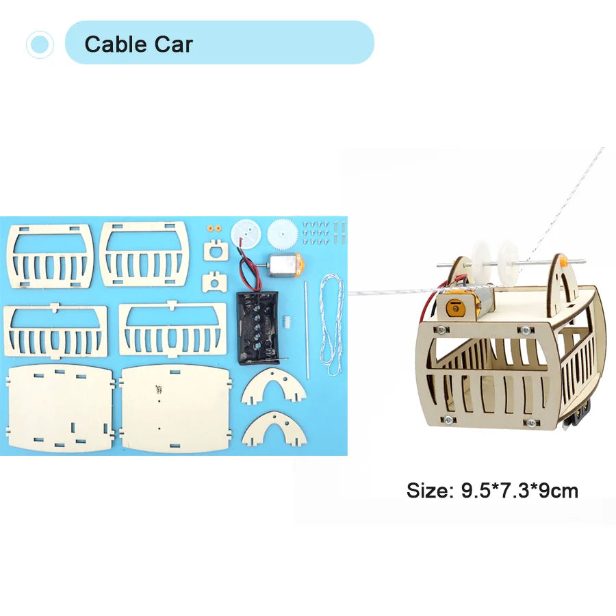 STEM Science Kit DIY Wooden Educational Learning Toy