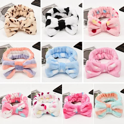 Makeup Headband – Soft Coral Fleece Face Wash Hair Band