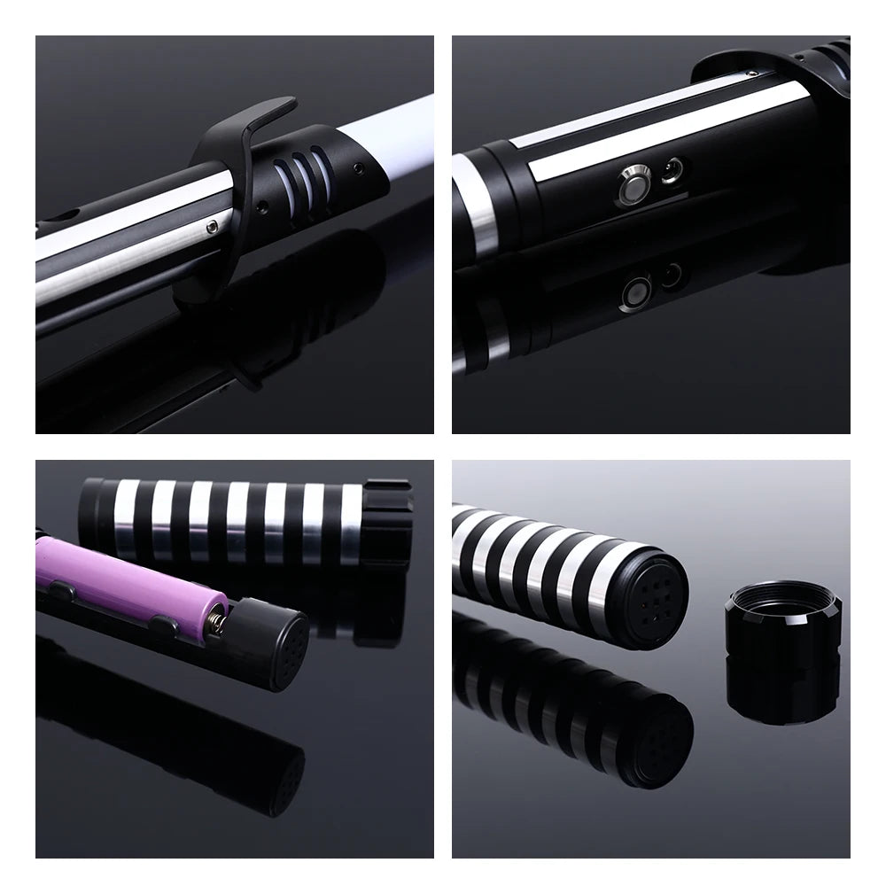 RGB Metal Lightsaber Rechargeable LED Light Sword