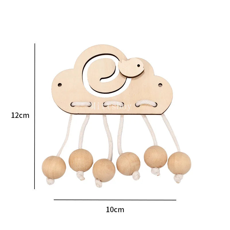 Montessori Busy Board Wooden Sensory Learning Toy