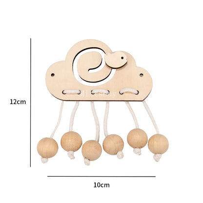 Montessori Busy Board Wooden Sensory Learning Toy