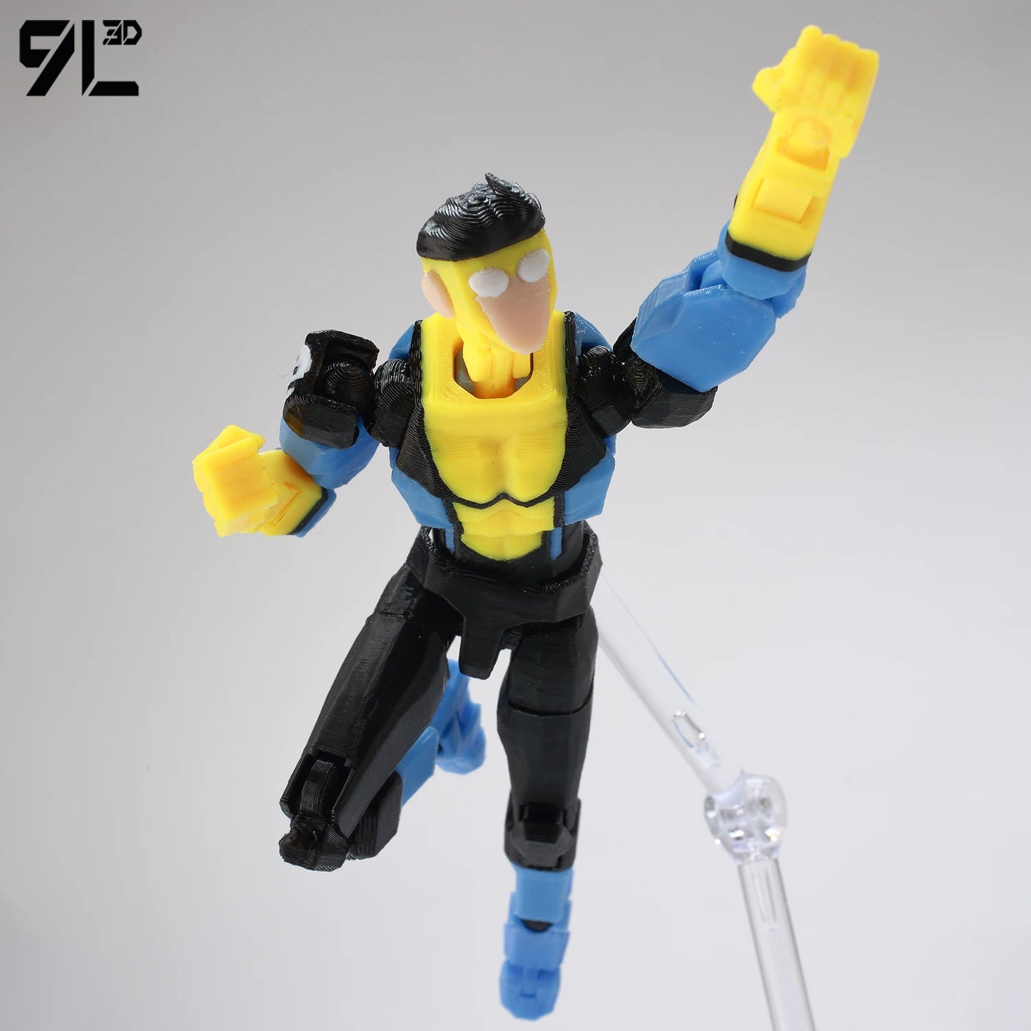 Invincible Boy Action Figure 14cm 3D Printed Multi Jointed Model