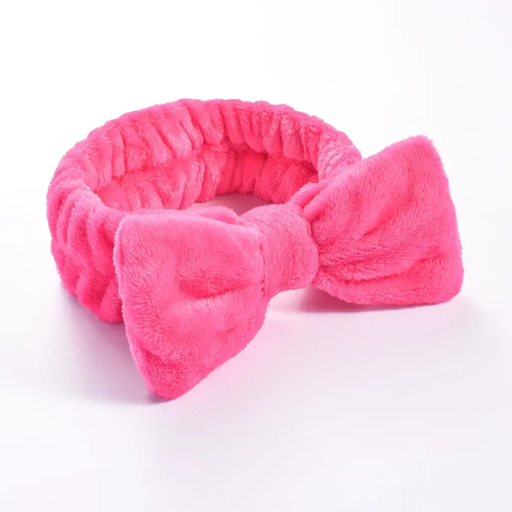 Makeup Headband – Soft Coral Fleece Face Wash Hair Band