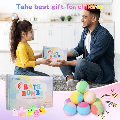 Kids Bath Bomb Gift Set 15/24 Pack with Surprise Inside