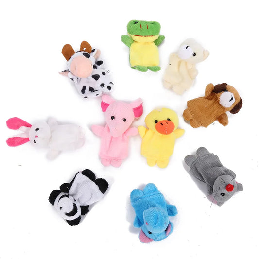 10 Pcs Finger Puppet Set for Kids Storytelling and Early Learning