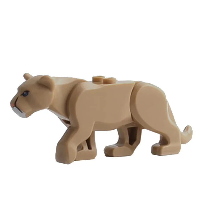 MOC Farm Zoo Animal Building Blocks Educational Toy Set