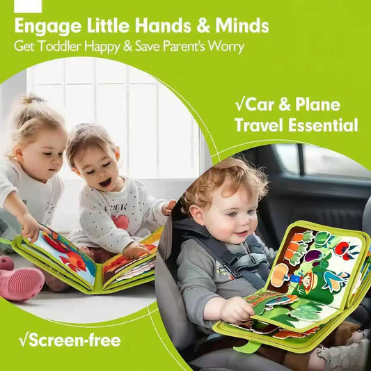 Alphabet Busy Board Felt Educational Learning Book