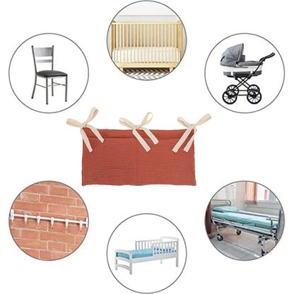 Baby Crib Organizer Hanging Diaper Caddy Storage Bag