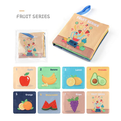 Soft Baby Cloth Book Montessori Sensory Learning Toy