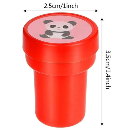 10PCS Kids Self Ink Stamps Set for DIY Crafts