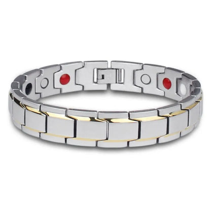 Stainless Steel Bangle Bracelet – Elastic Italian Charm Style