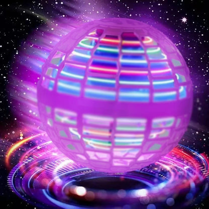 Flying Ball Toy with LED Lights & 360° Rotating Hover Design