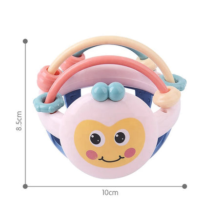Baby Silicone Teething Rattle Ball Sensory Toy