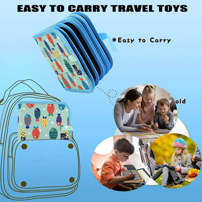 Reusable Doodle Book for Kids with 12 Watercolor Pens