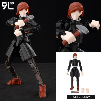 Titan 13 Action Figure 14cm Poseable Robot Model