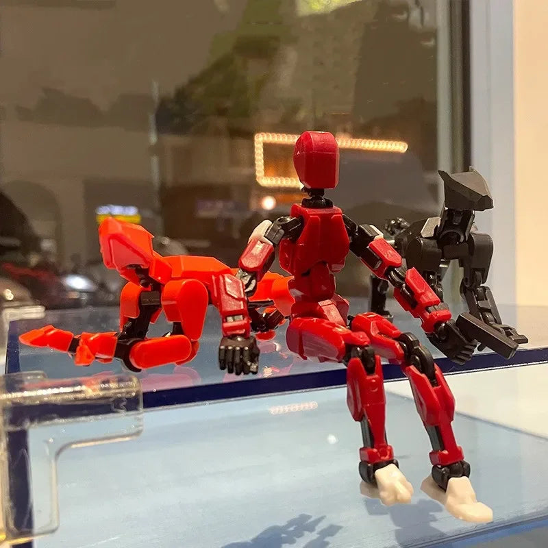 13-Joint Movable Robot Action Figure 3D Printed DIY Toy