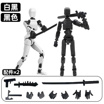 13-Joint Movable Robot Action Figure 3D Printed DIY Toy