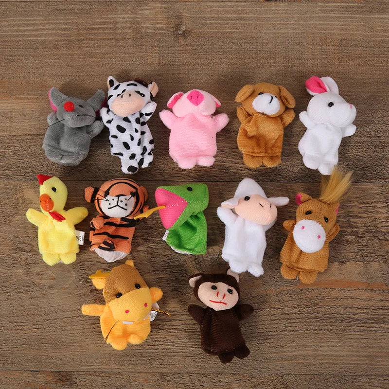 10 Pcs Finger Puppet Set for Kids Storytelling and Early Learning