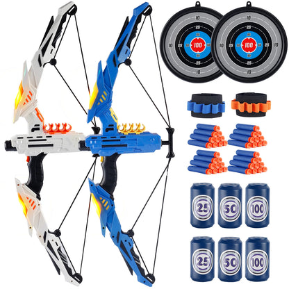Kids Archery Set with LED Bow and Soft Dart Arrows