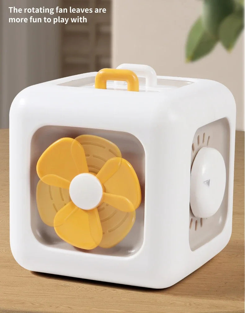 6-in-1 Montessori Activity Cube Sensory Busy Board Toy