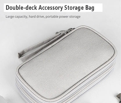 Electronic Cable Organizer Bag Waterproof Travel Storage Case