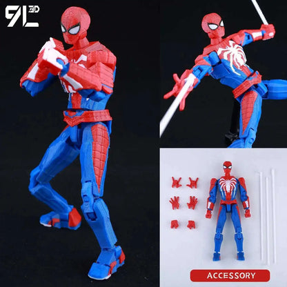14cm Multi Jointed Action Figure 3D Printed Poseable Collectible Toy
