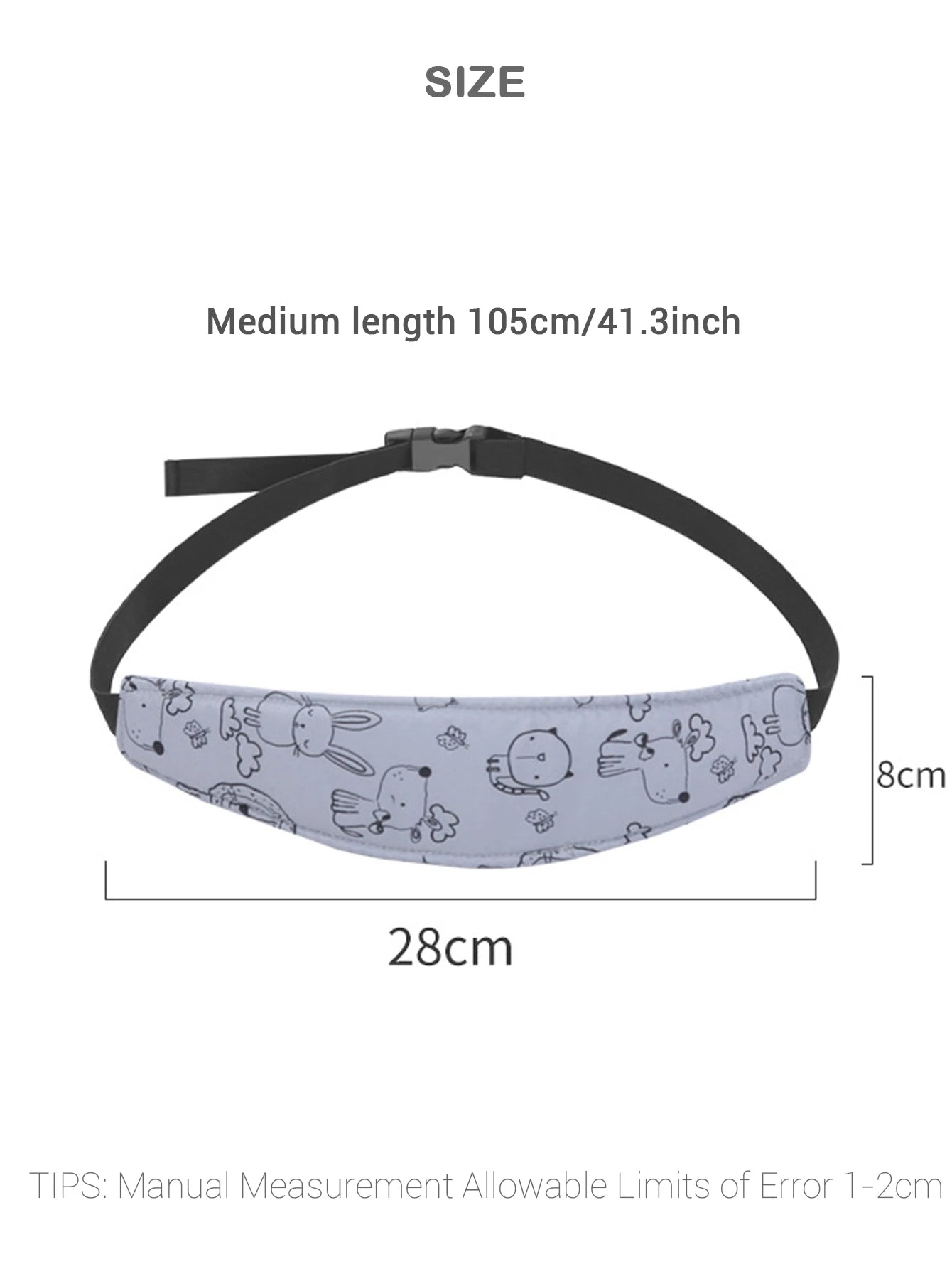 Baby Car Seat Head Support Adjustable Sleep Positioner