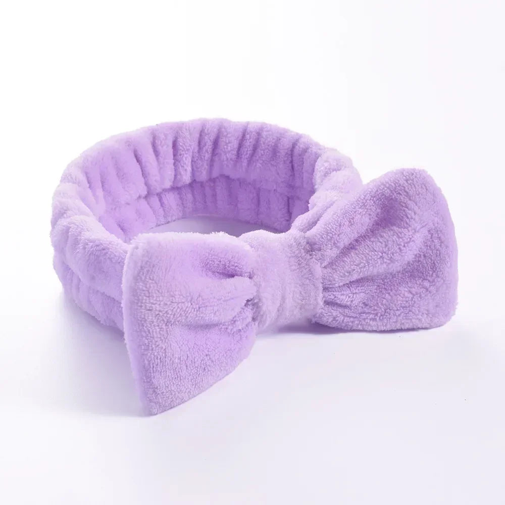 Makeup Headband – Soft Coral Fleece Face Wash Hair Band
