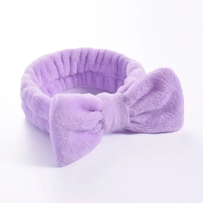 Makeup Headband – Soft Coral Fleece Face Wash Hair Band
