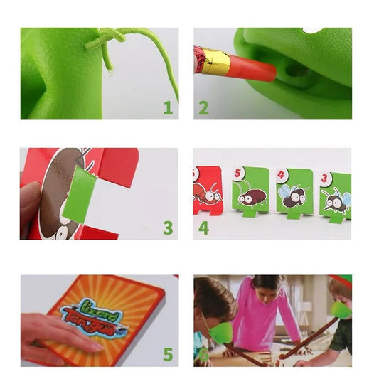Frog Tongue Board Game Interactive Family Party Toy