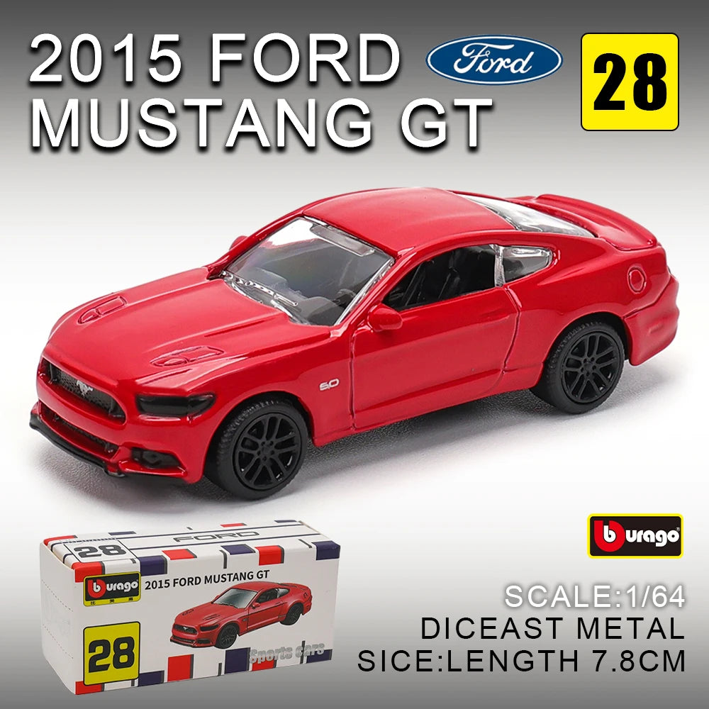 Bburago 1:64 Diecast Sports Car Model Collection