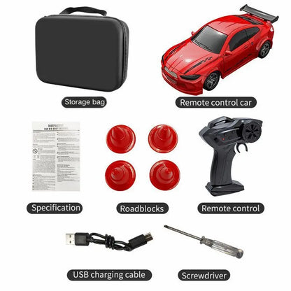 KF20 1:64 Mini RC Drift Car – 4WD Desktop Racing Remote Control Car
