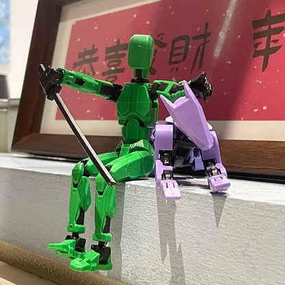 13-Joint Movable Robot Action Figure 3D Printed DIY Toy