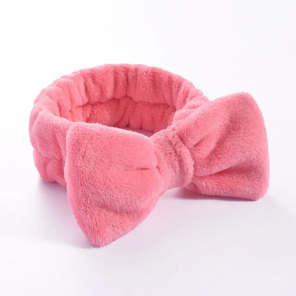 Makeup Headband – Soft Coral Fleece Face Wash Hair Band