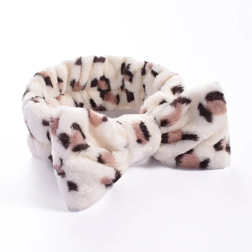 Makeup Headband – Soft Coral Fleece Face Wash Hair Band