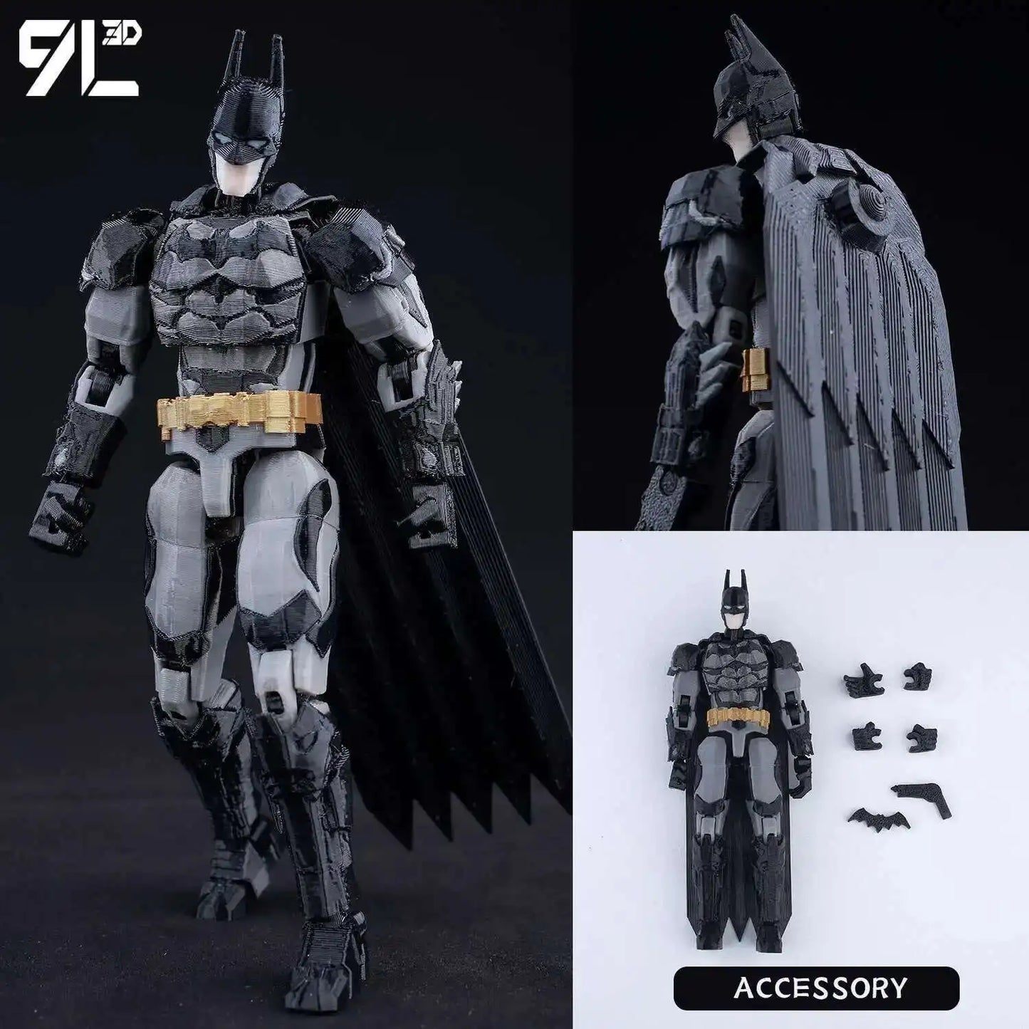14cm Multi Jointed Action Figure 3D Printed Poseable Collectible Toy
