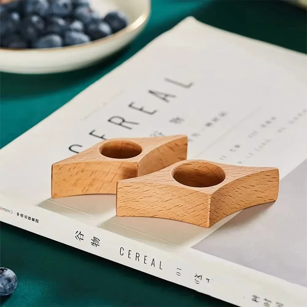 Wooden Thumb Bookmark for One-Hand Reading