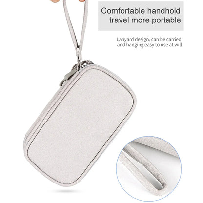 Electronic Cable Organizer Bag Waterproof Travel Storage Case