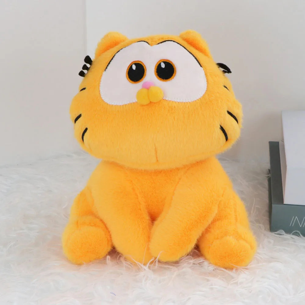 Orange Cat Plush Toy 20cm Soft Stuffed Cat Doll