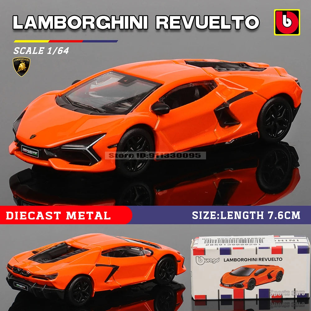 1:64 Diecast Car Model – Alloy Pull Back Collectible Toy