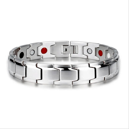 Stainless Steel Bangle Bracelet – Elastic Italian Charm Style