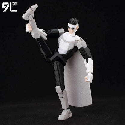 Invincible Boy Action Figure 14cm 3D Printed Poseable Model