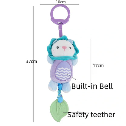 Baby Rattle Toy Soft Animal Sensory Hand Grip Toy