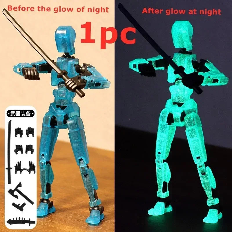 13-Joint Movable Robot Action Figure 3D Printed DIY Toy