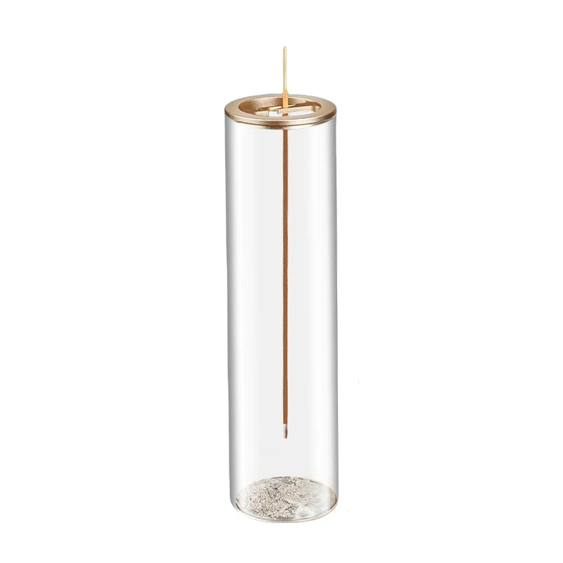 Glass Incense Burner with Removable Ash Catcher