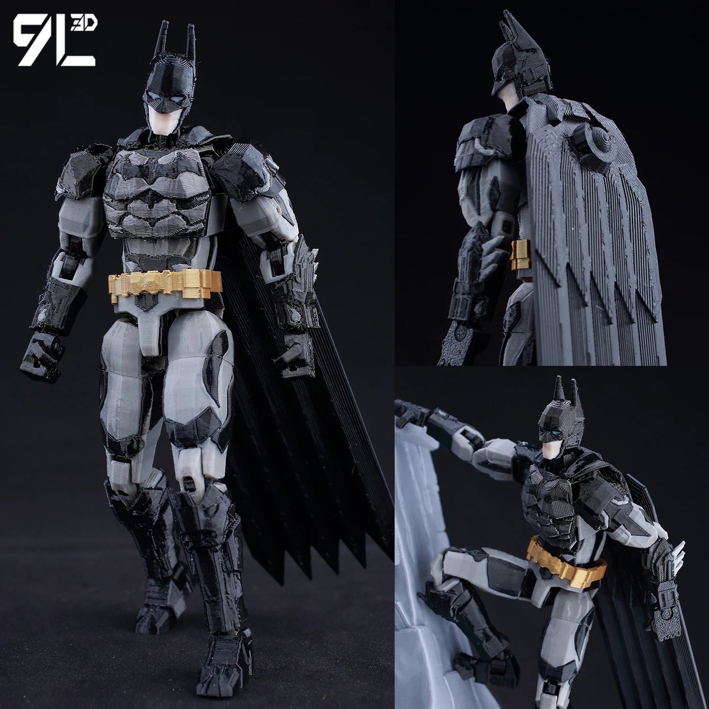 14cm Multi Jointed Action Figure 3D Printed Poseable Collectible Toy