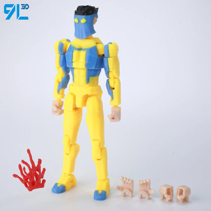 14cm Multi Jointed Action Figure 3D Printed Poseable Collectible Toy